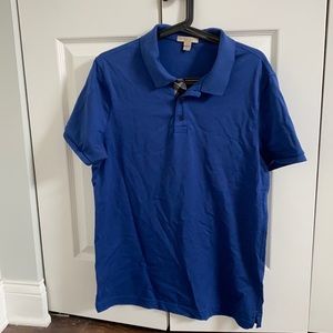 Burberry Men's Royal Blue Polo Shirt